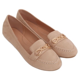 Beige Slipper für Damen 2S2018-157 Beige