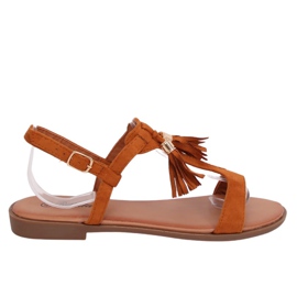 Damensandalen camel 222-30 Camel braun