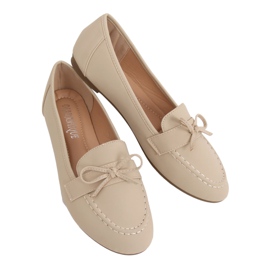 Beige Slipper für Damen 98-30 Beige