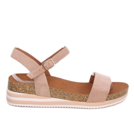 Beige Sandalen für Damen RD054 Beige