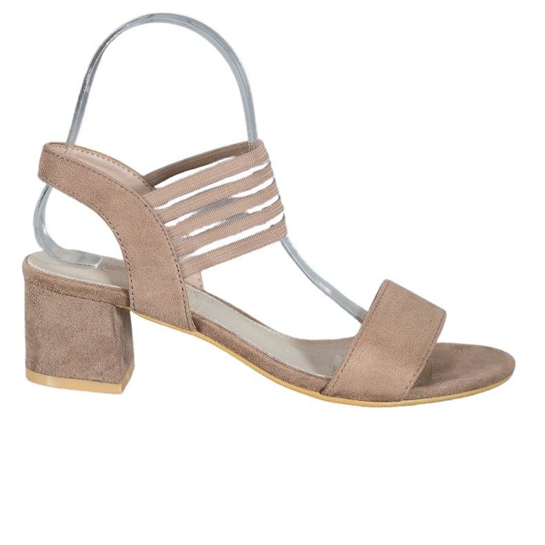 Filippo Slip-on-Sandalen auf einem Pfosten braun