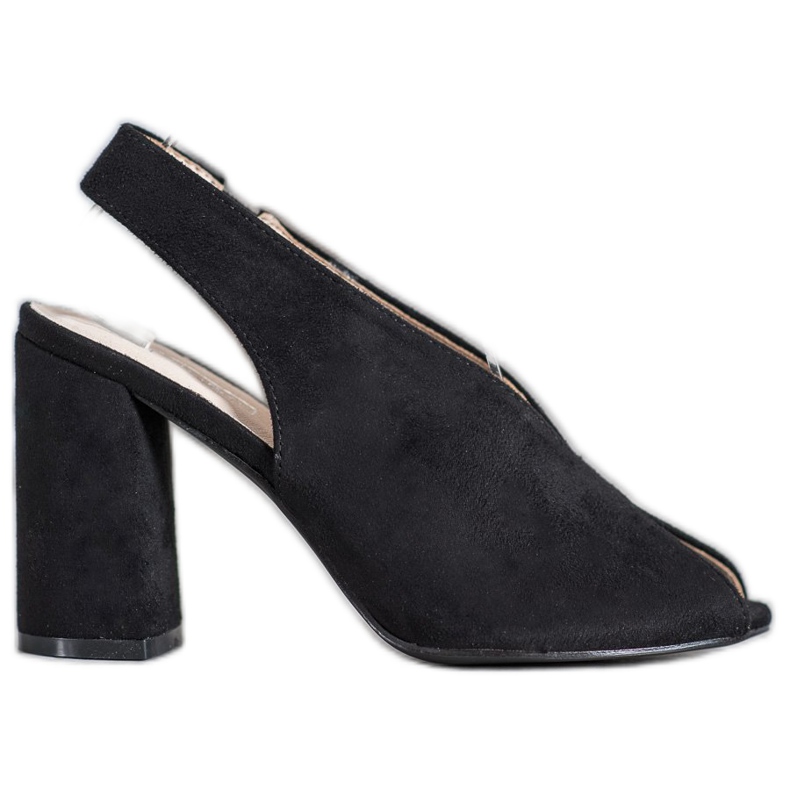 Filippo Slip-on-Sandalen an einer Bar schwarz