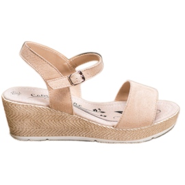 Filippo Lässige Ledersandalen braun