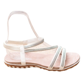 Camo Bequeme Sandalen zum Hineinschlüpfen weiß