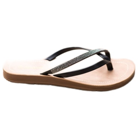 Sea Elves Elegante schwarze Flip-Flops