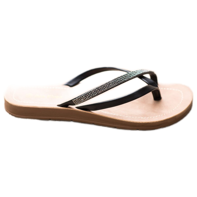 Sea Elves Elegante schwarze Flip-Flops