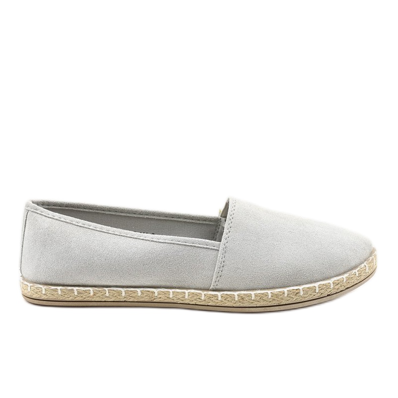 Graue Slip-On Espadrilles D1K-6