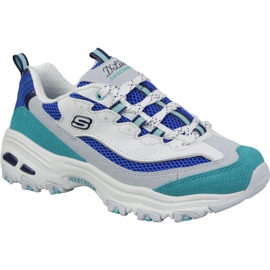 Skechers D'Lites Zweite Chance W 13146-WBL weiß blau mehrfarbig