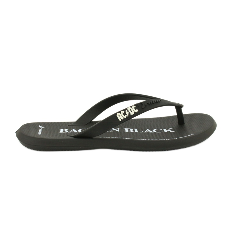 RIDER 82799 AC/DC Flip-Flops THONG AD Herren BRASILIEN weiß schwarz