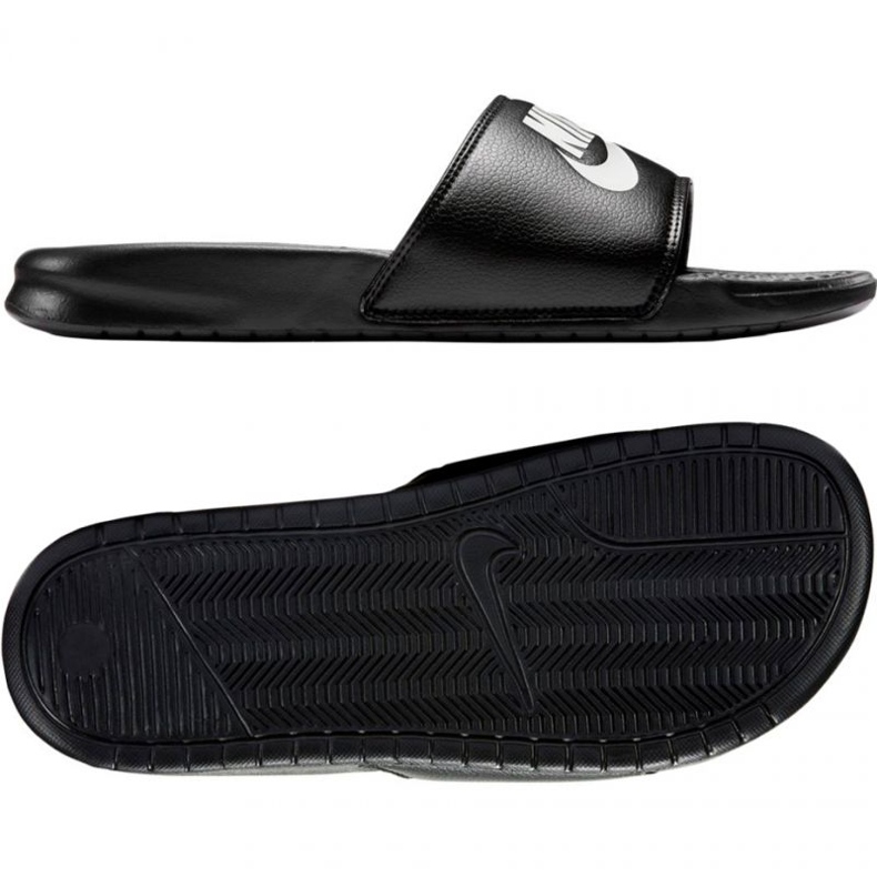 Nike Benassi JDI 343880 090 Black Flip -Flops schwarz