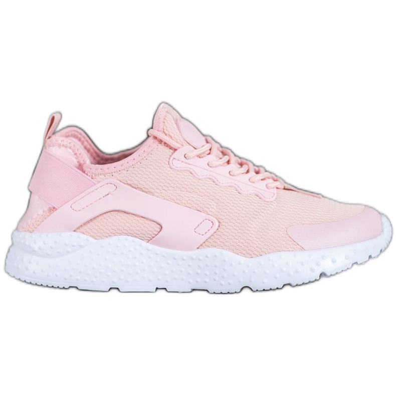 SHELOVET Rosa Textil-Sneakers
