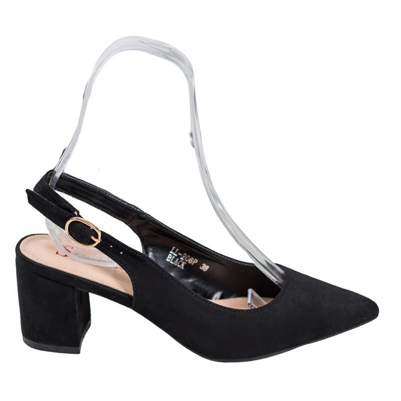 Seastar Pumps mit entdecktem Absatz schwarz