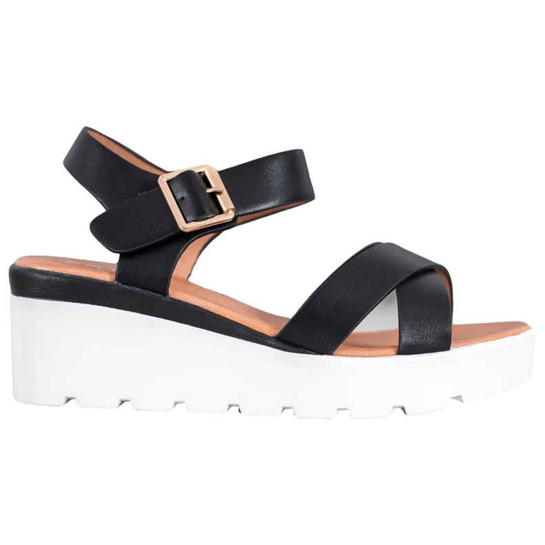 Weide Modische Sandalen schwarz