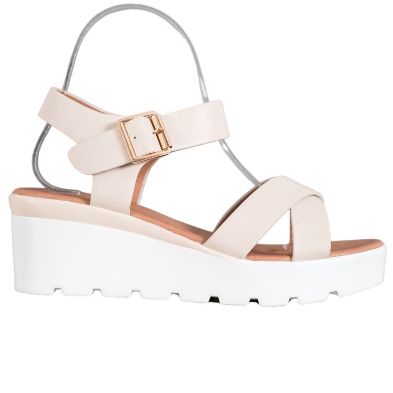 Weide Modische Sandalen braun