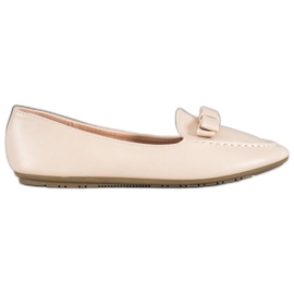 SHELOVET Beige Lords mit Öko-Leder