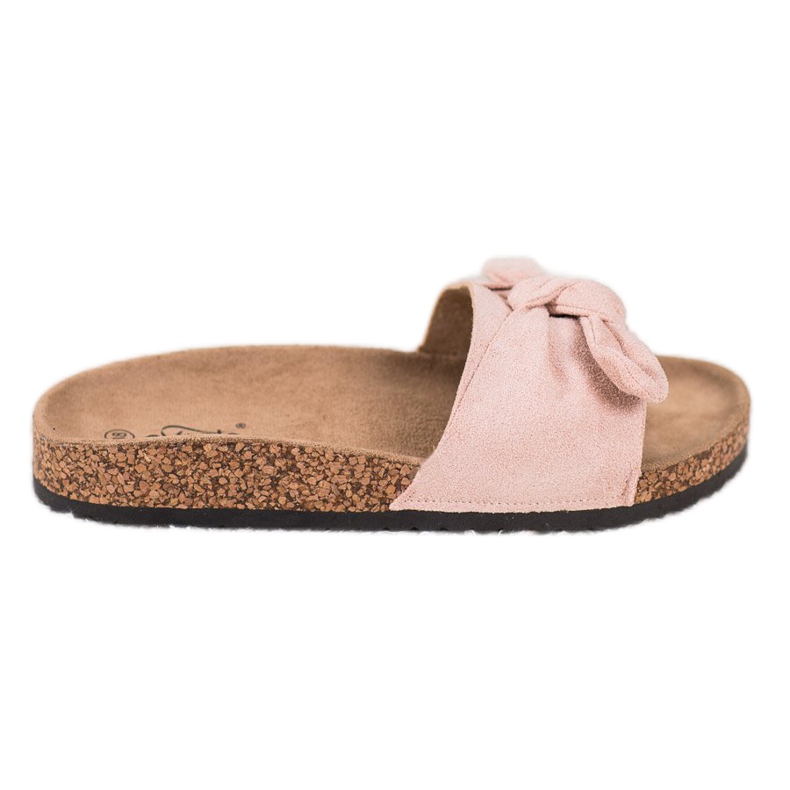 Evento Wildlederhausschuhe auf der Plattform rosa