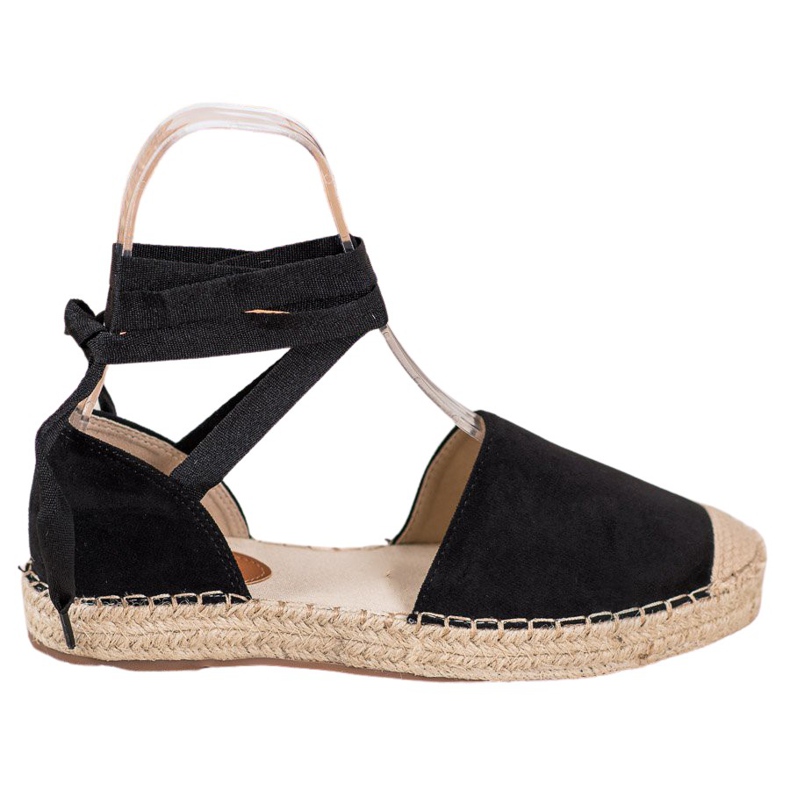 Seastar Gebundene schwarze Espadrilles