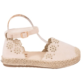Seastar Espadrilles mit durchbrochenem Muster braun