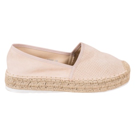 Seastar Durchbrochene Espadrilles mit Wildleder braun