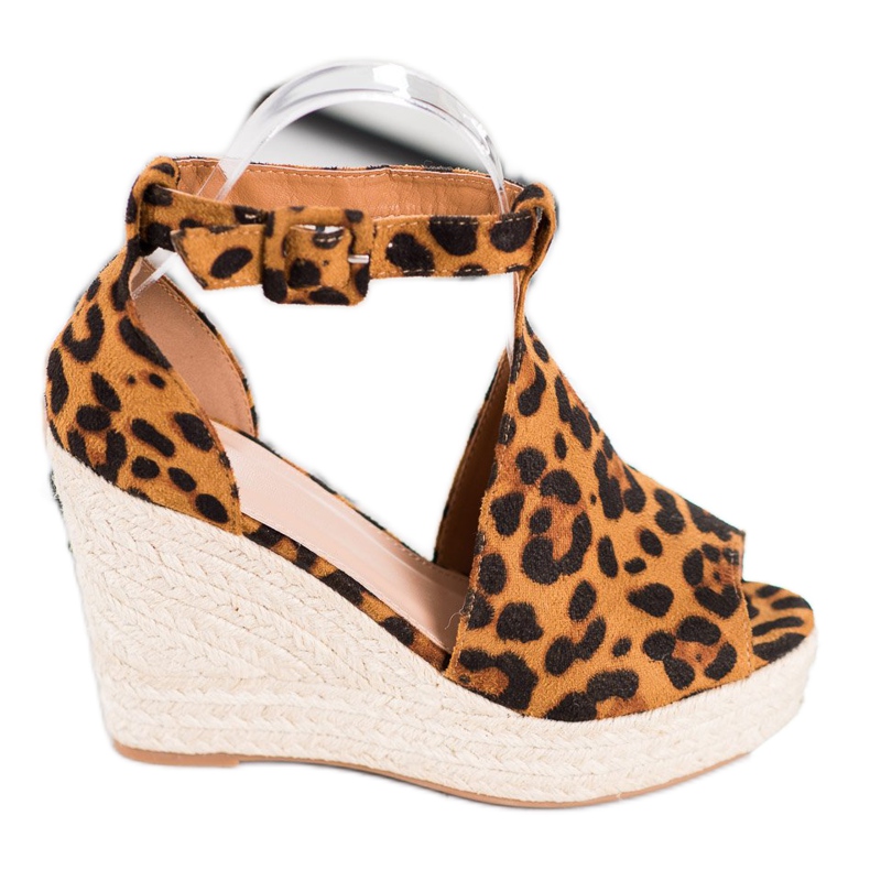 Queen Vivi Aufgebaute Wildlederkeile braun