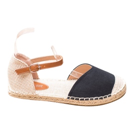 SHELOVET Textil-Espadrilles schwarz