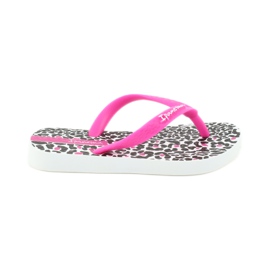 Ipanema 82777 Flip-Flops mit Leopardenmuster weiß schwarz rosa