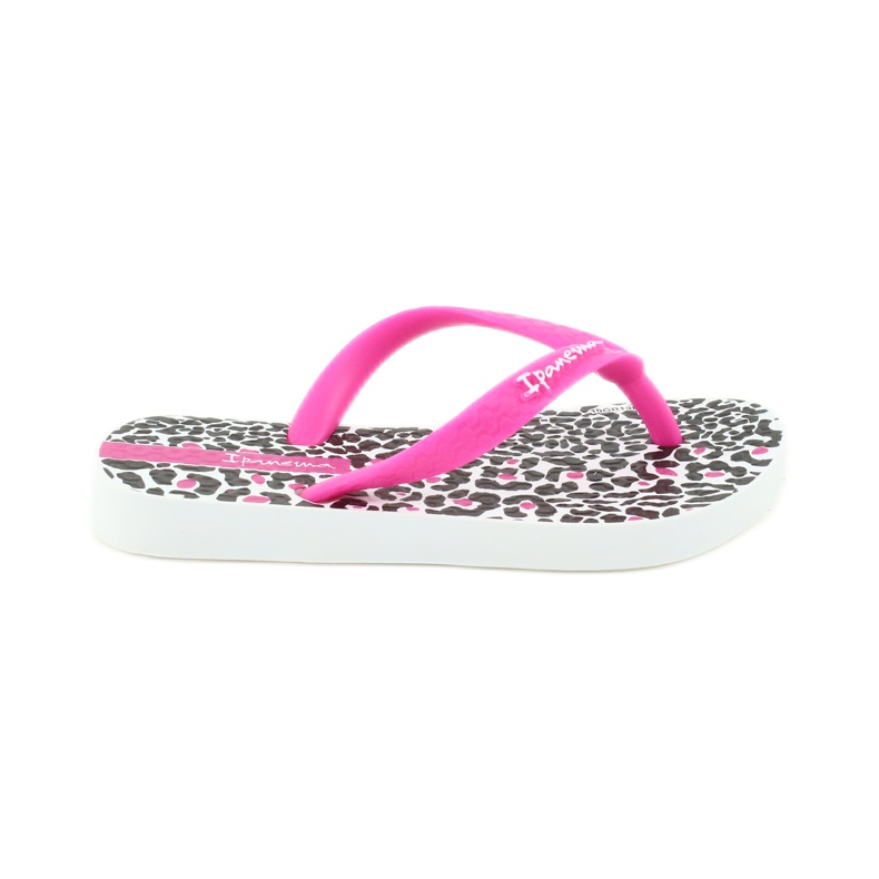 Ipanema 82777 Flip-Flops mit Leopardenmuster weiß schwarz rosa
