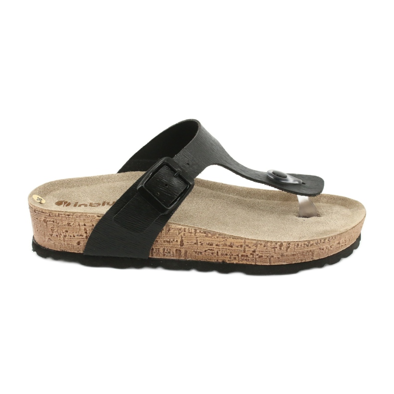 Prophylaktische Damen Inblu NM020 Hausschuhe schwarz