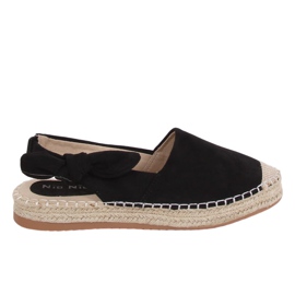 Schwarze Damen Espadrilles 3016 Black