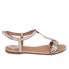 Beige Sandalen für Damen WL014 Beige