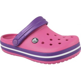 Crocs Crocband Clog Jr 204537-600 lila rosa