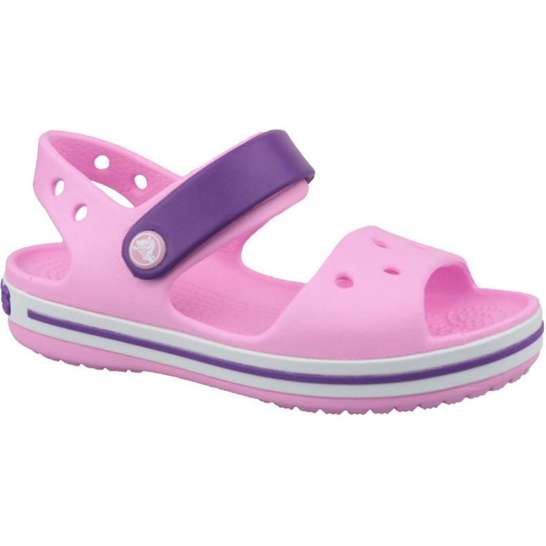 Crocs Crocband Sandale Kinder 12856-6AI schwarz rosa