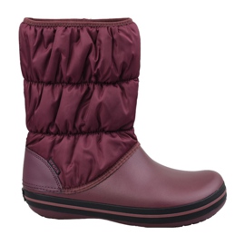 Crocs Winter-Puffstiefel W 14614-607 rot mehrfarbig