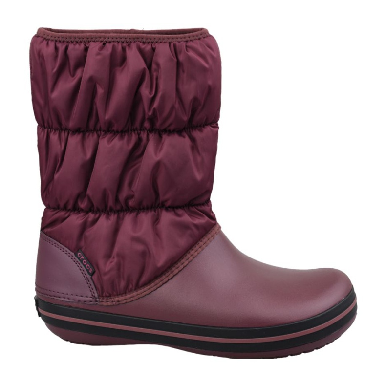 Crocs Winter-Puffstiefel W 14614-607 rot mehrfarbig