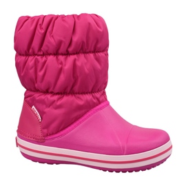 Crocs Winter-Puffstiefel Jr 14613-6X0 schwarz rosa