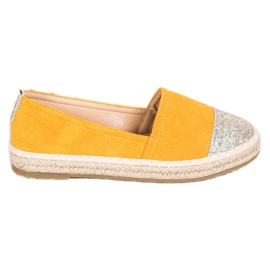 Seastar Espadrilles mit Glitzer gelb