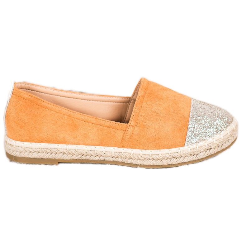 Seastar Espadrilles mit Glitzer orange gelb