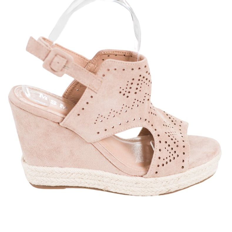 SHELOVET Durchbrochene Keile braun