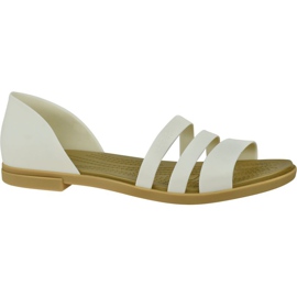 Crocs Tulum Offen flach W 206109-1CQ weiß