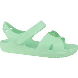 Crocs Classic Sandale mit Kreuzriemen K 206245-3TI ['blau'] grün