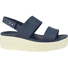 Crocs Brooklyn Low Wedge 206453-46K navy blau