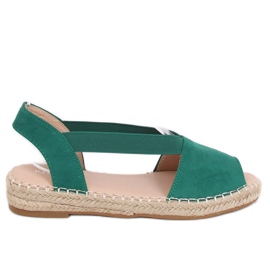Grüne Espadrilles für Damen 0M815 Grün