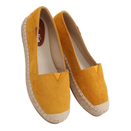 Klassische Honig-Espadrilles 99-23A Gelb