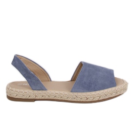 Blau 99-26A Blaue Espadrilles
