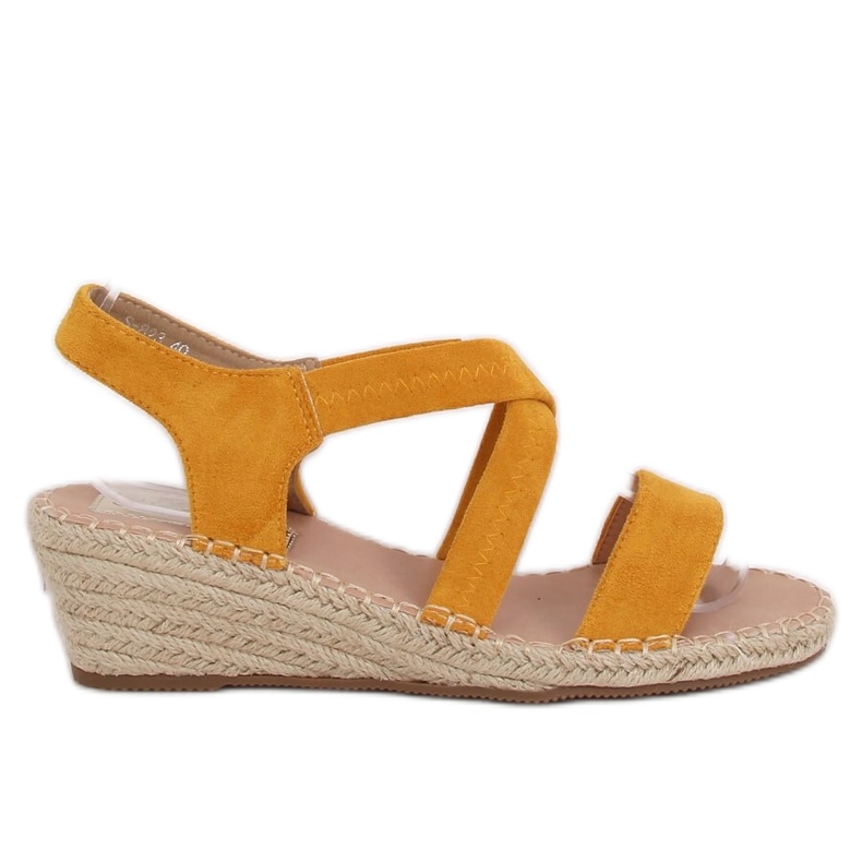 Keilsandalen Honig Espadrilles S-823 Gelb