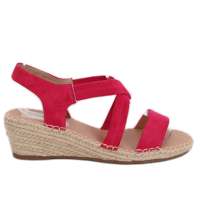 Keilsandalen fuchsia Espadrilles S-823 Fushia rosa