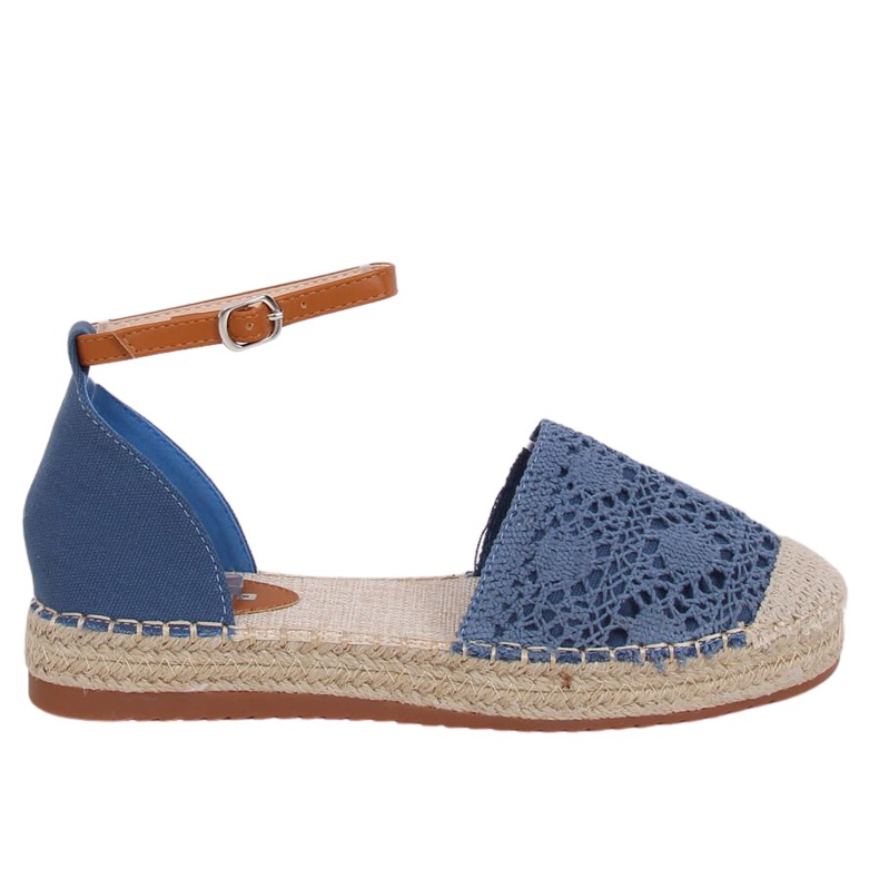 Espadrilles Schnitt blau 3035 Blau