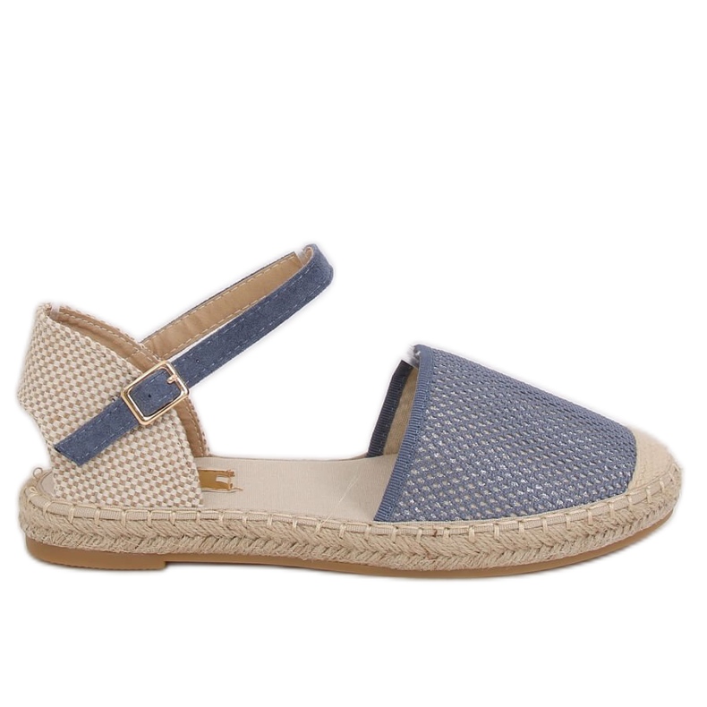 Blaue Damen Espadrilles MB-64119 Blau
