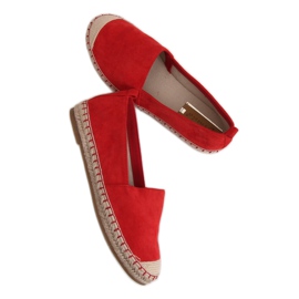 Rote Damen Espadrilles L-1068 Rot