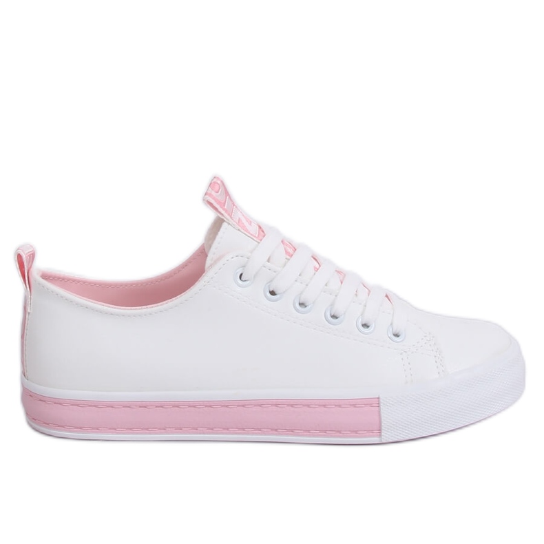 Weiße Damen Sneaker CC-17 Pink rosa